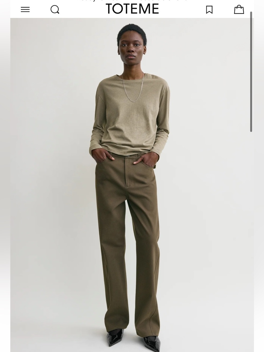 Toteme Relaxed Twisted Pants